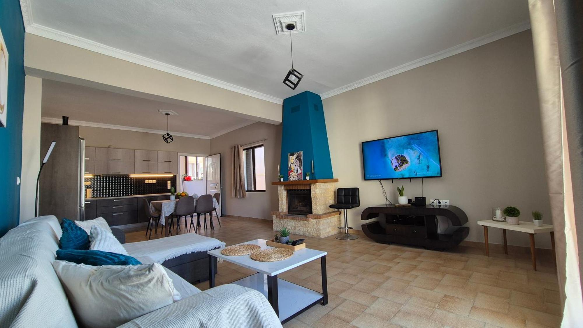 Modern Central Αpt 500M From The Beach. La Canea Esterno foto